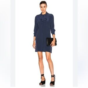 Equipment Leema Tie Neck Dress